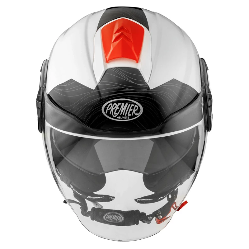 Discount π― Plastic Premier Cool Evo Ds 2 Helmet White Red 𧨠5 Discount π― Plastic Premier Cool Evo Ds 2 Helmet White Red 𧨠- Image 3