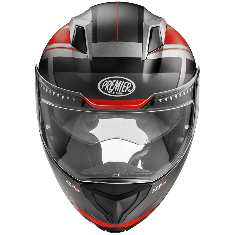 Promo โ๏ธ Plastic Premier Delta Evo As 17 Bm Modular Helmet Red ๐ - Image 2
