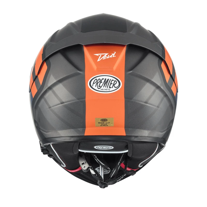 Budget โญ Fiber Premier Devil 22.06 Fz 93 Bm Helmet Orange Black ๐ - Image 4