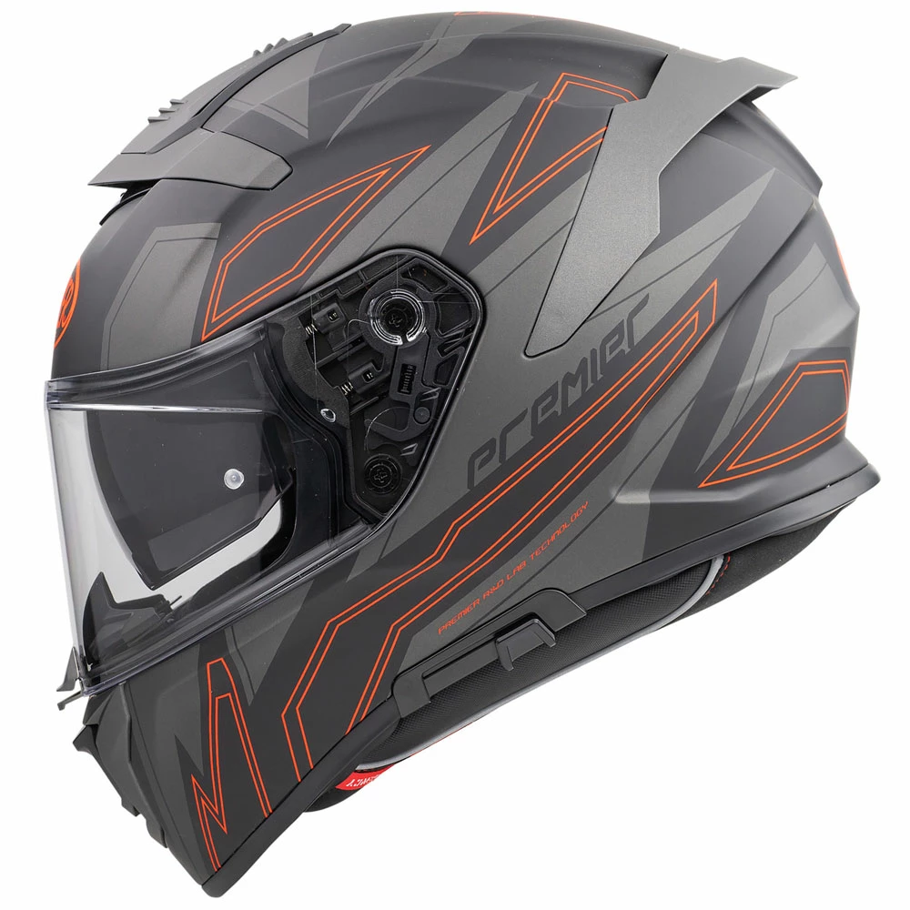 Coupon ๐ Fiber Premier Devil El 93 Bm Helmet Orange ๐ - Image 2