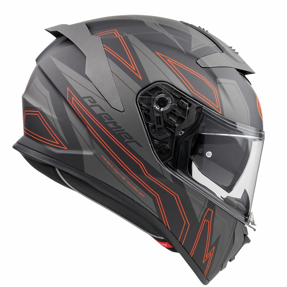 Coupon ๐ Fiber Premier Devil El 93 Bm Helmet Orange ๐ - Image 3