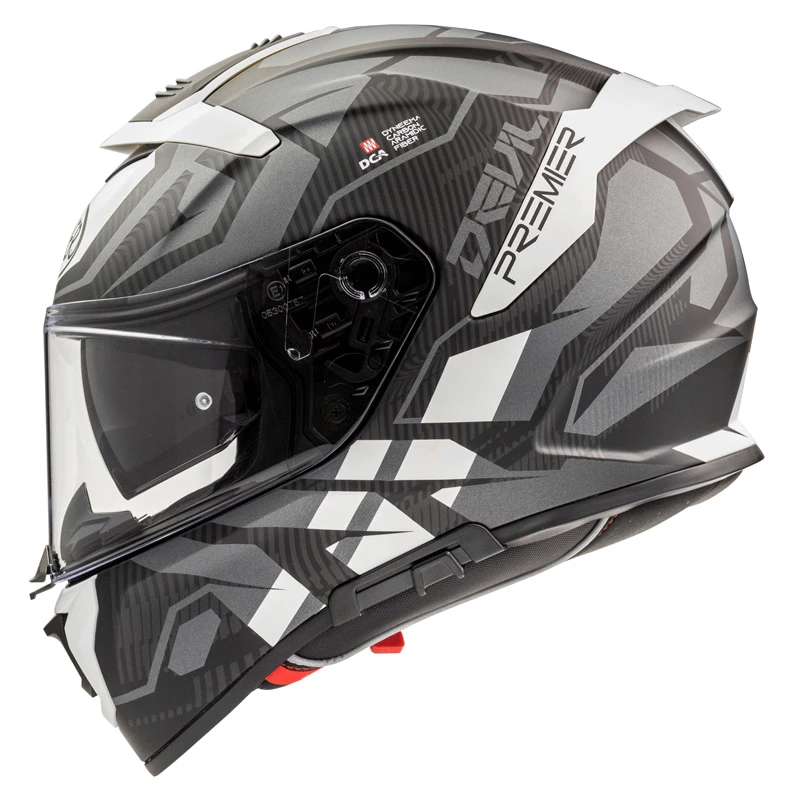 Discount ๐ Fiber Premier Devil Jc 8 Bm Helmet White ๐ฅ - Image 5