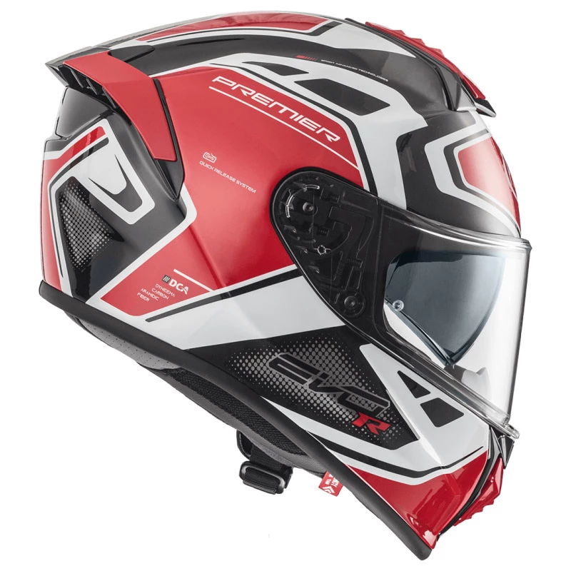 Outlet ๐ Fiber Premier Evoluzione Rr 2 Helmet Red White ๐ - Image 2