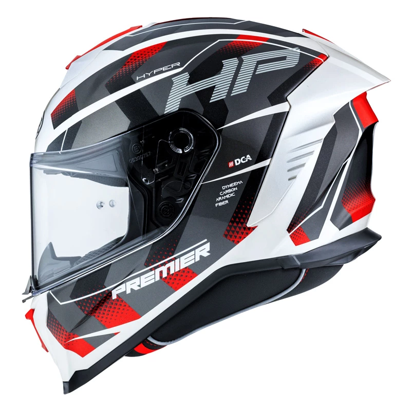 Budget ๐ Fiber Premier Hyper Hp 2 Helmet Red White Grey ๐ - Image 4