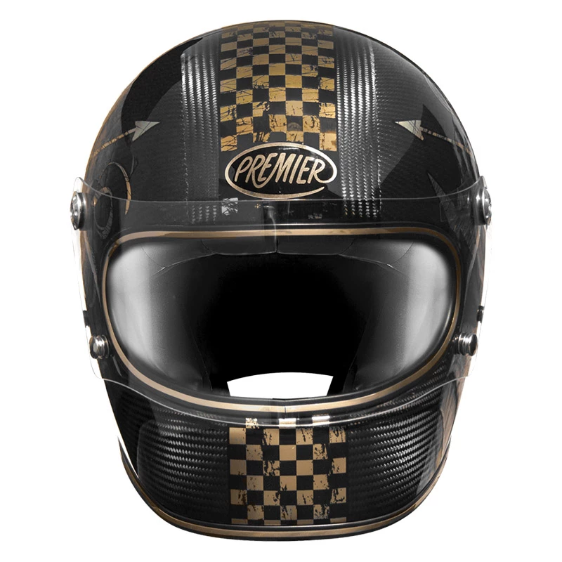 Coupon π Fiber Premier Trophy Carbon Nx Gold Chromed 22.06 Helmet π 4 Coupon π Fiber Premier Trophy Carbon Nx Gold Chromed 22.06 Helmet π - Image 2