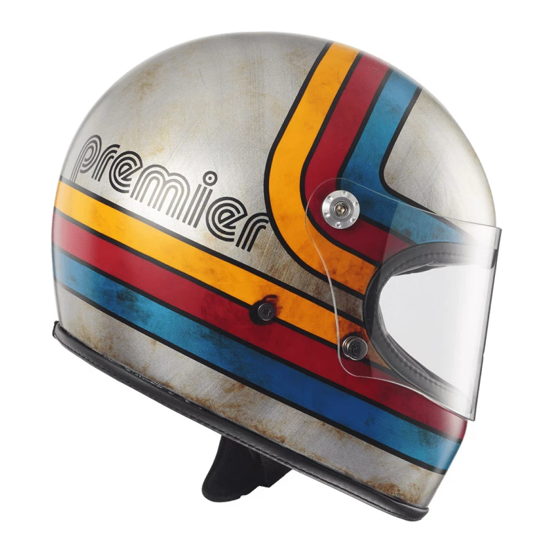 New β€οΈ Fiber Premier Trophy Platinum Edition Ex 77 Bm Helmet π - Image 2