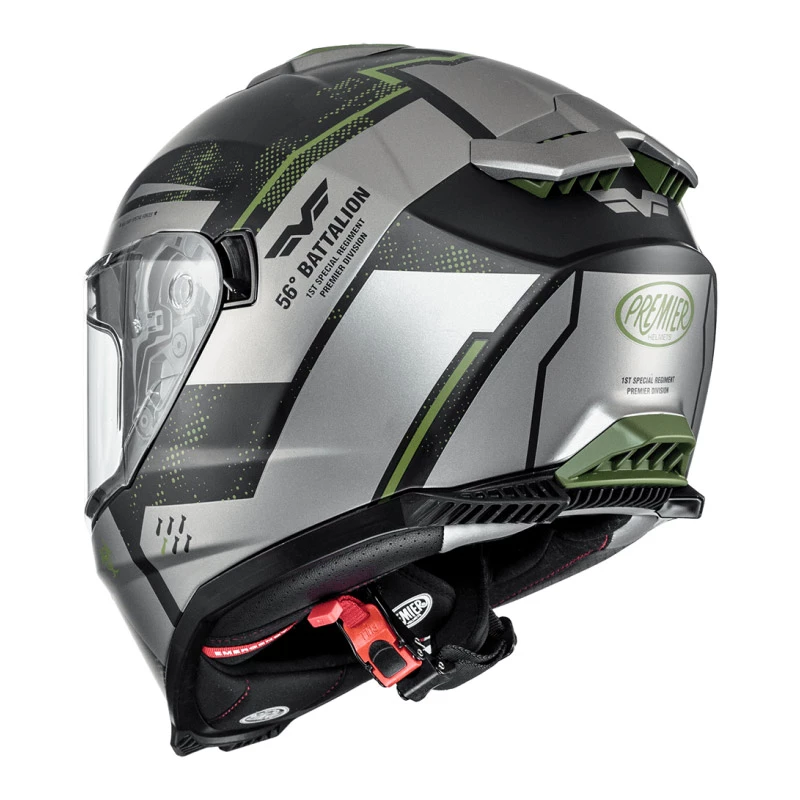 Brand new 🌟 Plastic Premier Typhoon Ba Mily Bm Helmet Green ✨ 6 Brand new 🌟 Plastic Premier Typhoon Ba Mily Bm Helmet Green ✨ - Image 4