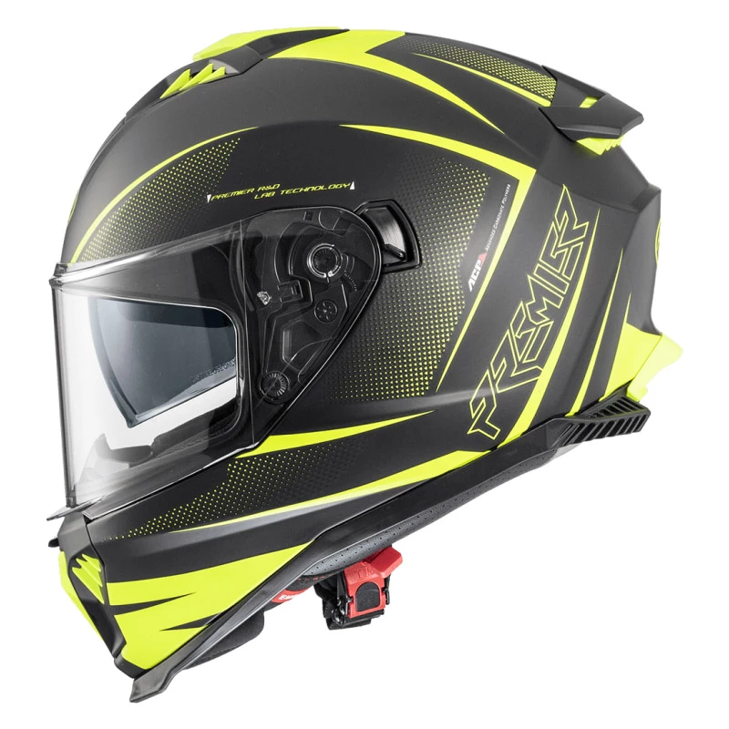 Hot Sale 🧨 Plastic Premier Typhoon Fr Y9 Bm Helmet Yellow ❤️ - Image 2