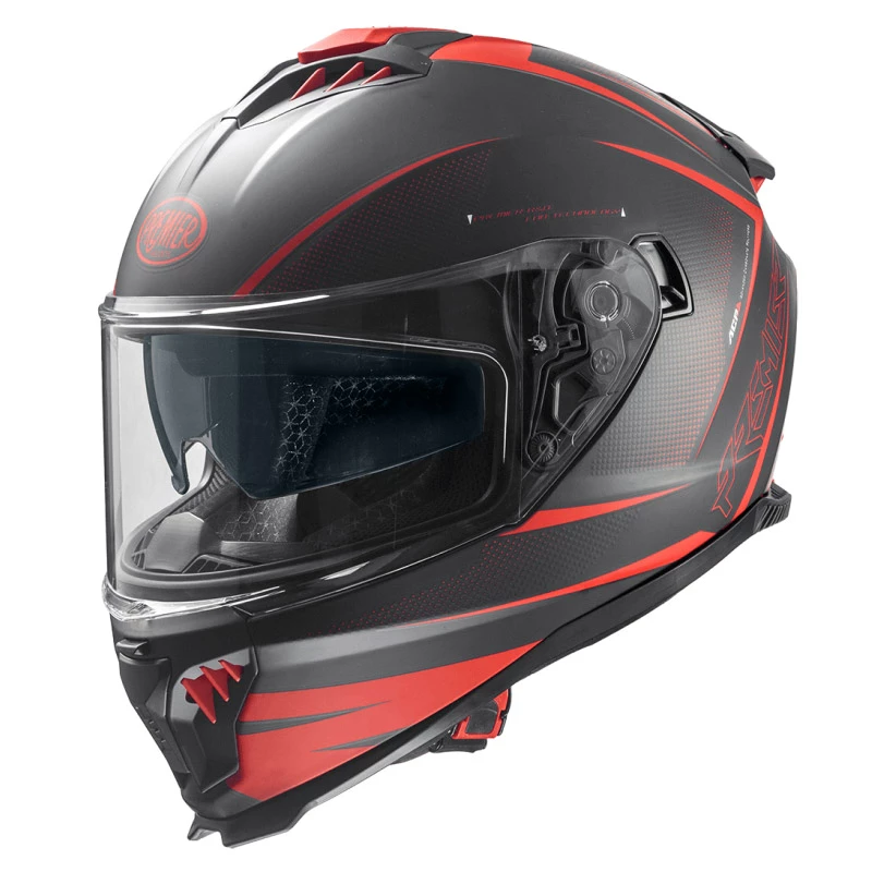 New ๐คฉ Plastic Premier Typhoon Fr 92 Bm Helmet Red ๐