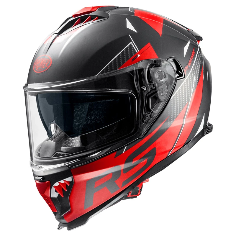 Promo ๐ Plastic Premier Typhoon Fr 92 Bm Helmet Red Black ๐