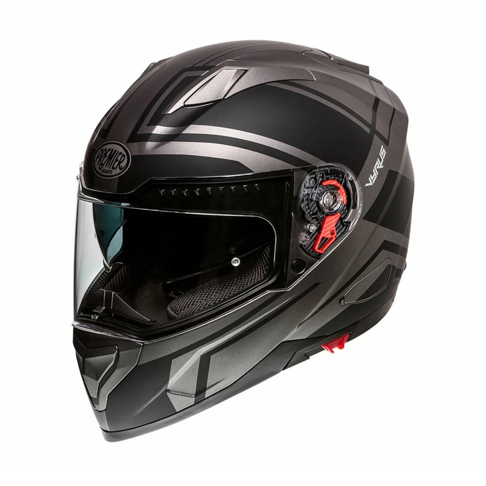 Cheap ๐ Plastic Premier Vyrus Nd 17 Bm Helmet Black Grey ๐