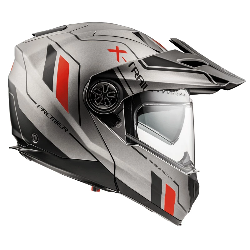 Brand new ๐ฅฐ Plastic Premier X-trail Evo Xt 17 Bm Modular Helmet Grey ๐ - Image 3